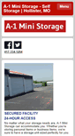 Mobile Screenshot of hollisterministorage.net